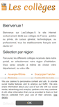 Mobile Screenshot of lescolleges.fr