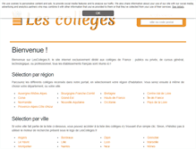 Tablet Screenshot of lescolleges.fr